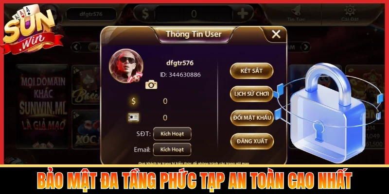 Bảo mật đa tầng phức tạp an toàn cao nhất