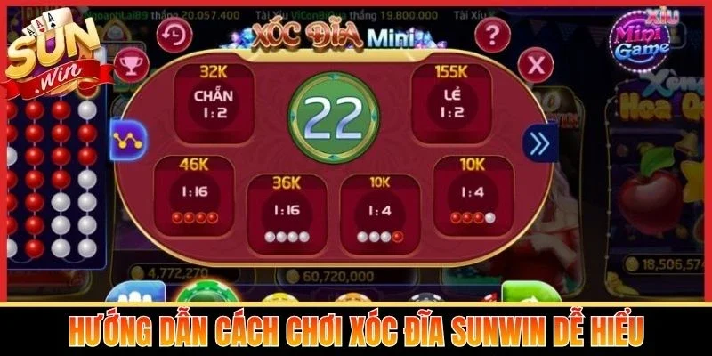 Hướng dẫn cách chơi xóc đĩa Sunwin dễ hiểu