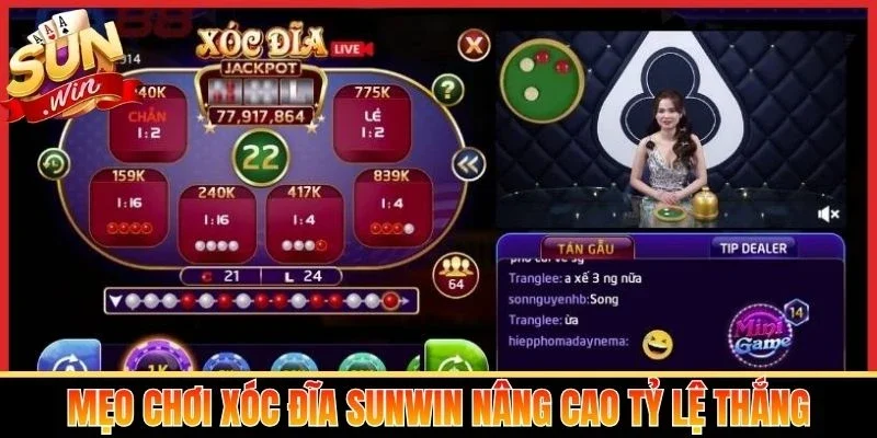 Mẹo chơi xóc đĩa Sunwin nâng cao tỷ lệ thắng